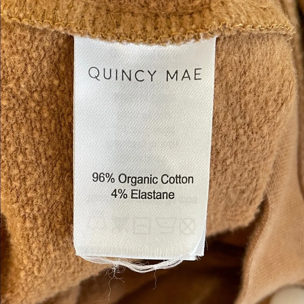 Quincy Mae Golden Long-sleeve Fleece Top and Pants Set - Picture 5 of 6